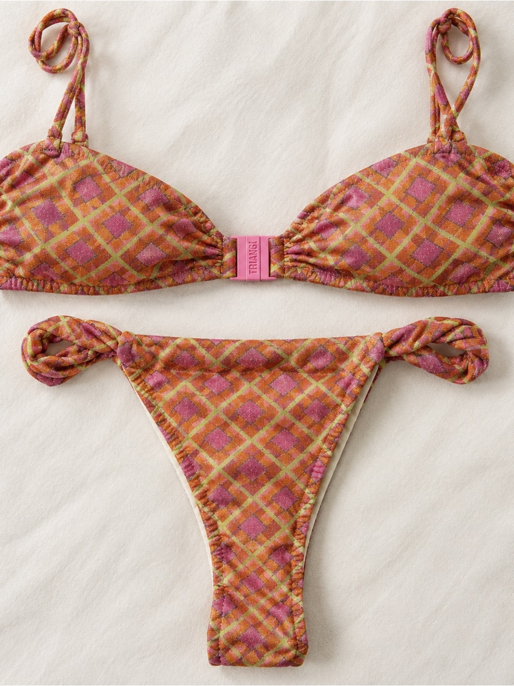 TRIANGL Fena Este Bikini Set M Top XS Scrunch Bottom